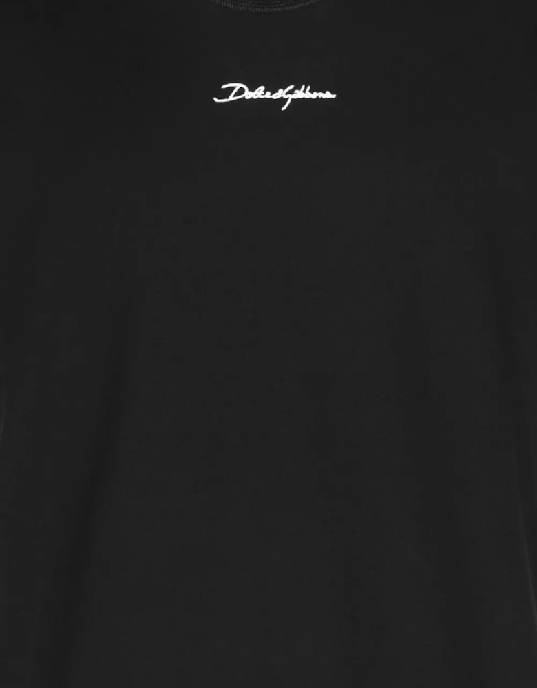 Signature Logo Patch T-Shirt Black