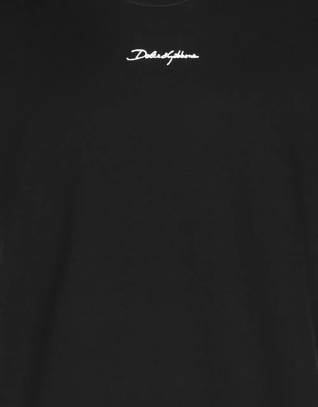 Signature Logo Patch T-Shirt Black