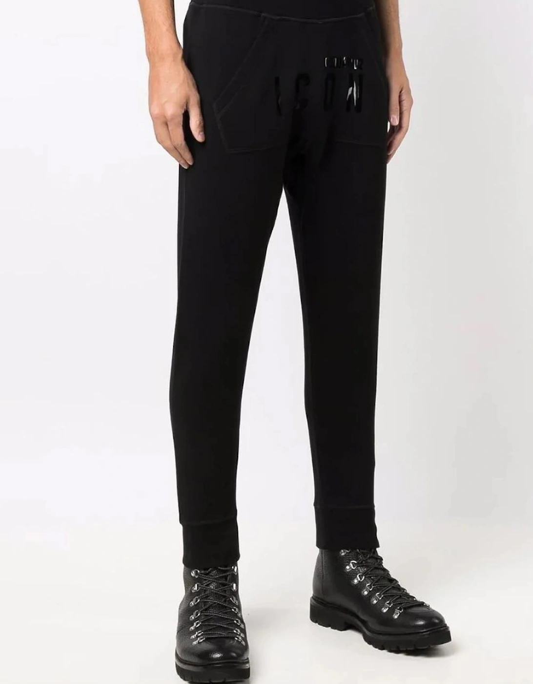 Dsquared Icon Shine Tonal Sweatpants Black