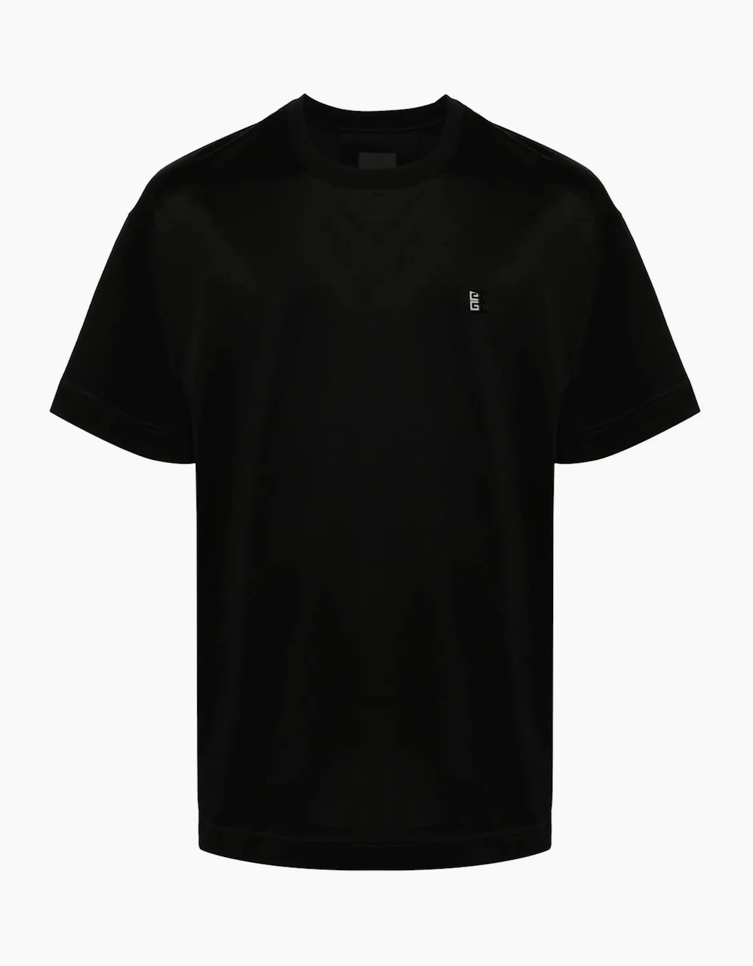 Givenchy Men's Givenchy 4G Mercerized Cotton T-Shirt - Black