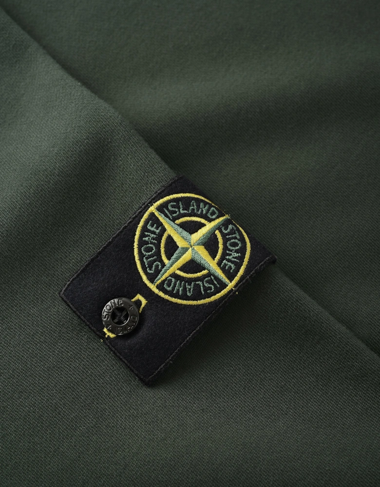 S0051 Compass Badge LS T-shirt Green