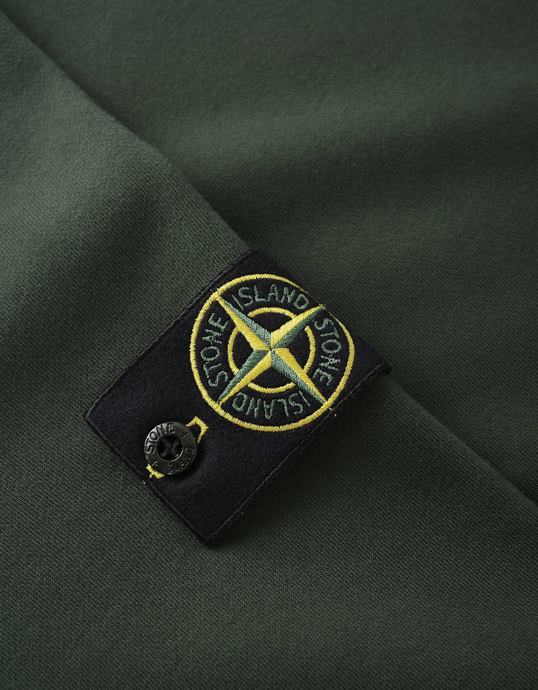 S0051 Compass Badge LS T-shirt Green