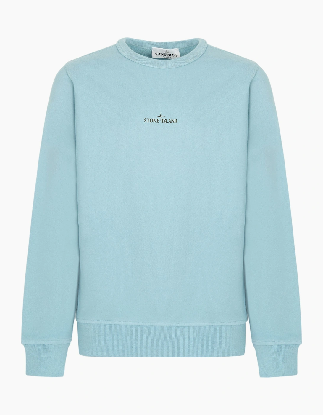 Stone Island Boy's Kids S0268 Branded Sweatshirt Blue - Size: 8 years