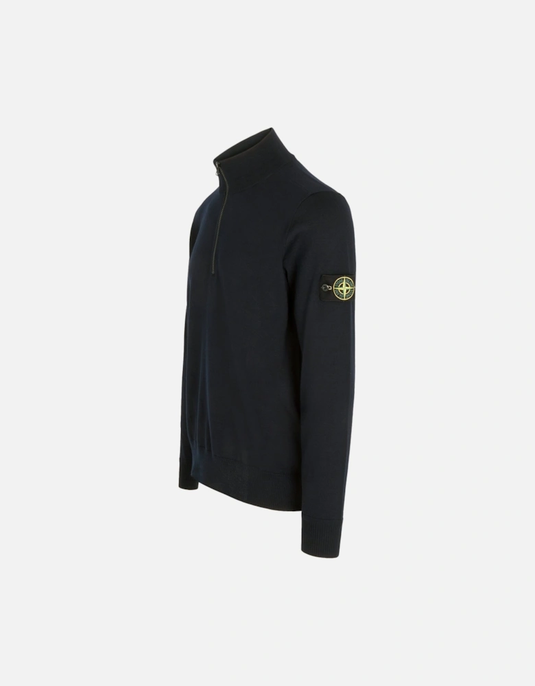 S00C4 1/4 Zip Jumper Navy