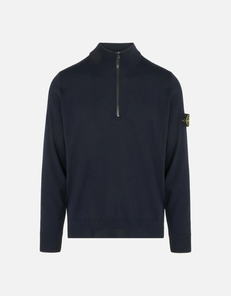S00C4 1/4 Zip Jumper Navy