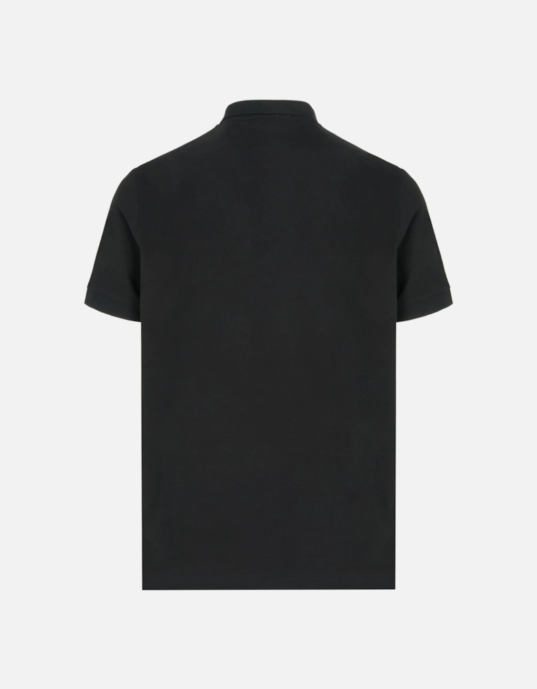 S0017 Compass Patch Polo Black