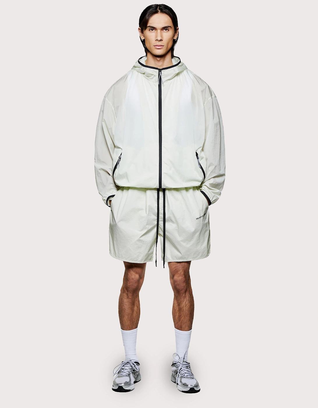 Active Nylon Hooded Jacket