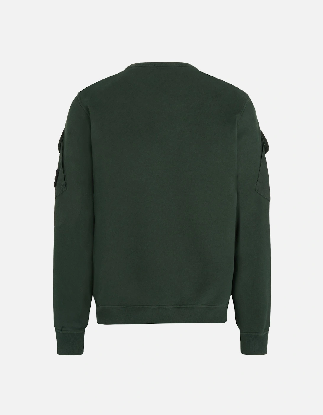 S0A20 Sleeve Pocket Sweatshirt Green