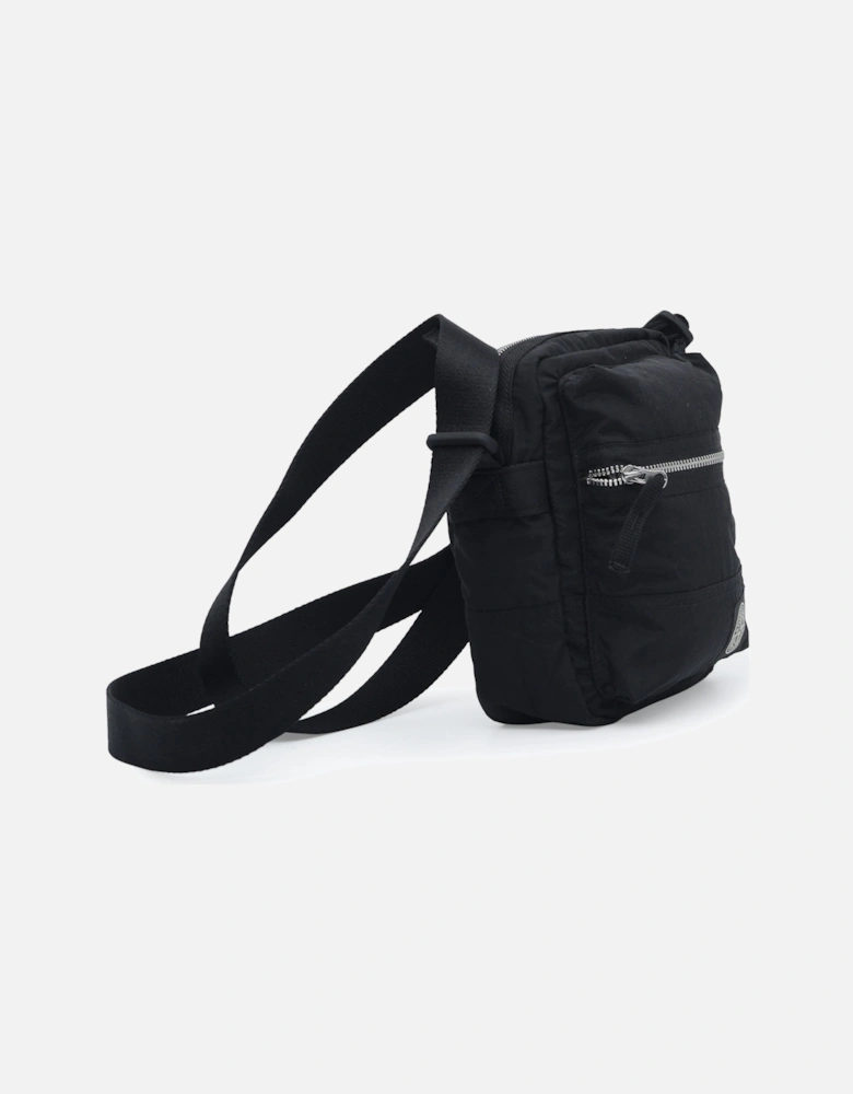 S0251 Compass Patch Cross Body Bag Black