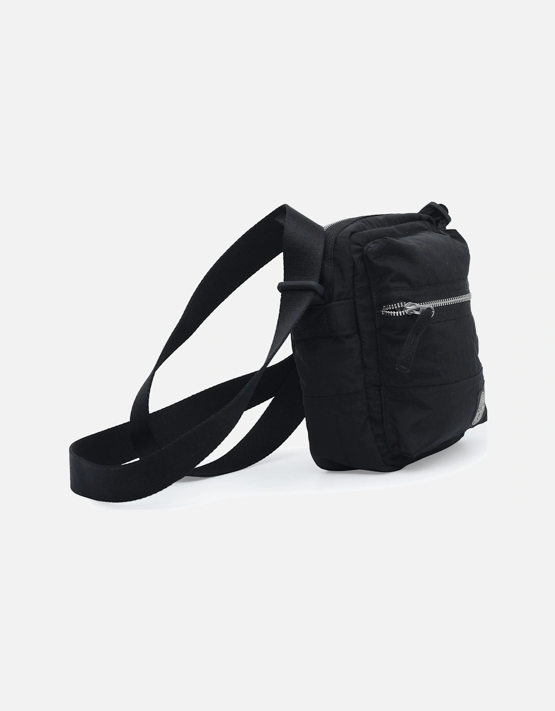 S0251 Compass Patch Cross Body Bag Black