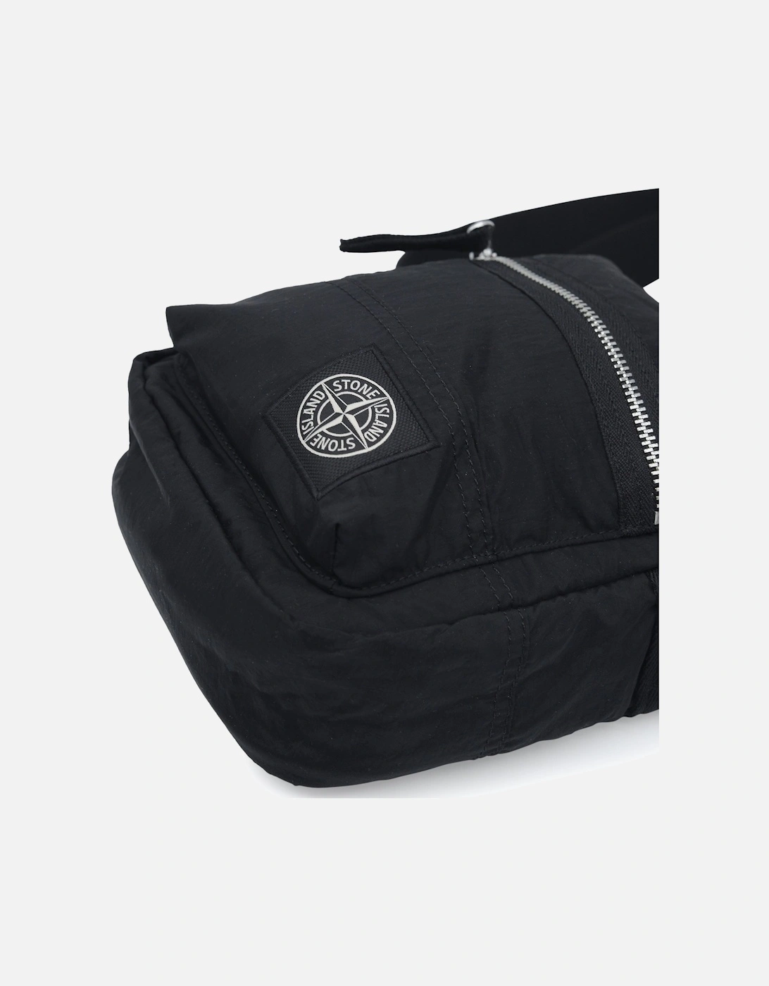 S0251 Compass Patch Cross Body Bag Black