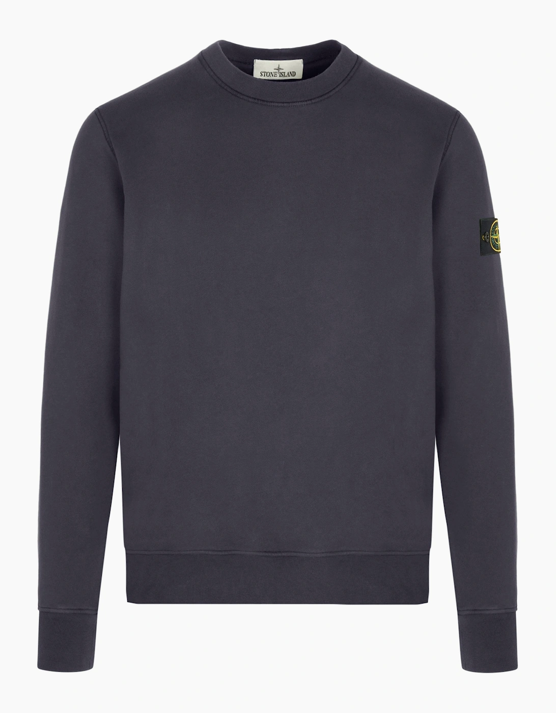 Stone Island Men's S0051 Compass Badge LS T-shirt Ink - Navy - Size: 44