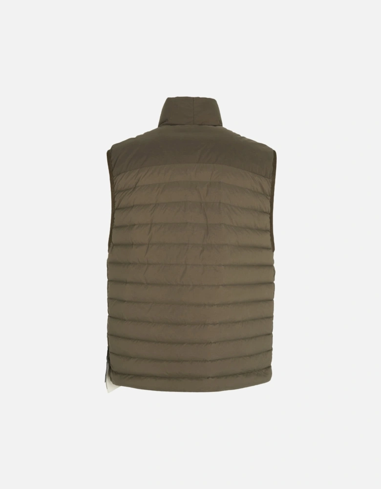 S0183 Compass Down Gilet Khaki