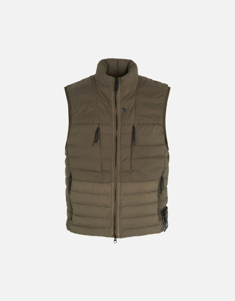 S0183 Compass Down Gilet Khaki