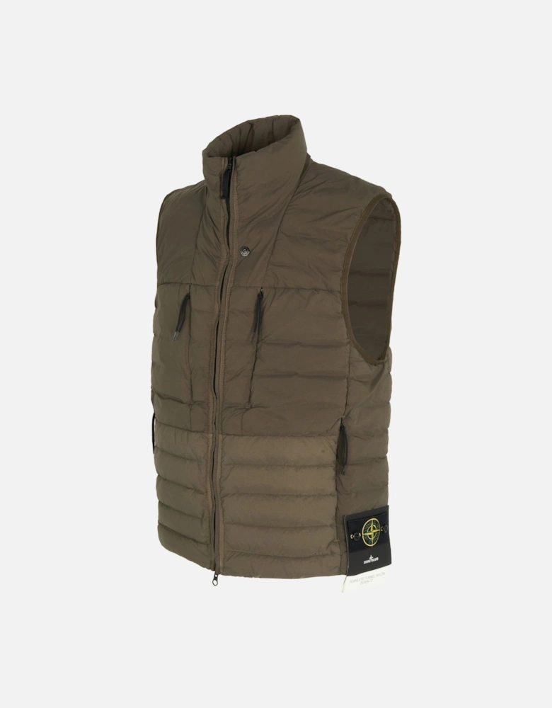 S0183 Compass Down Gilet Khaki
