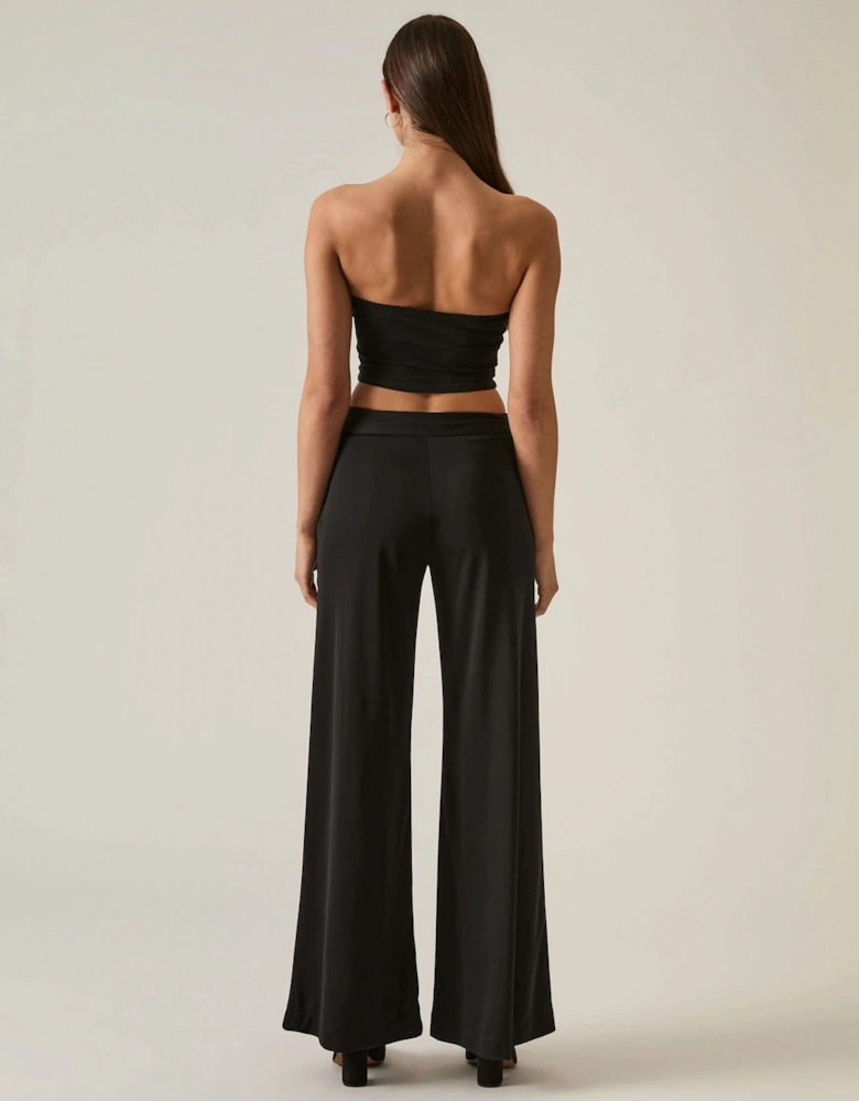Wide-Leg Black Trousers - VIP