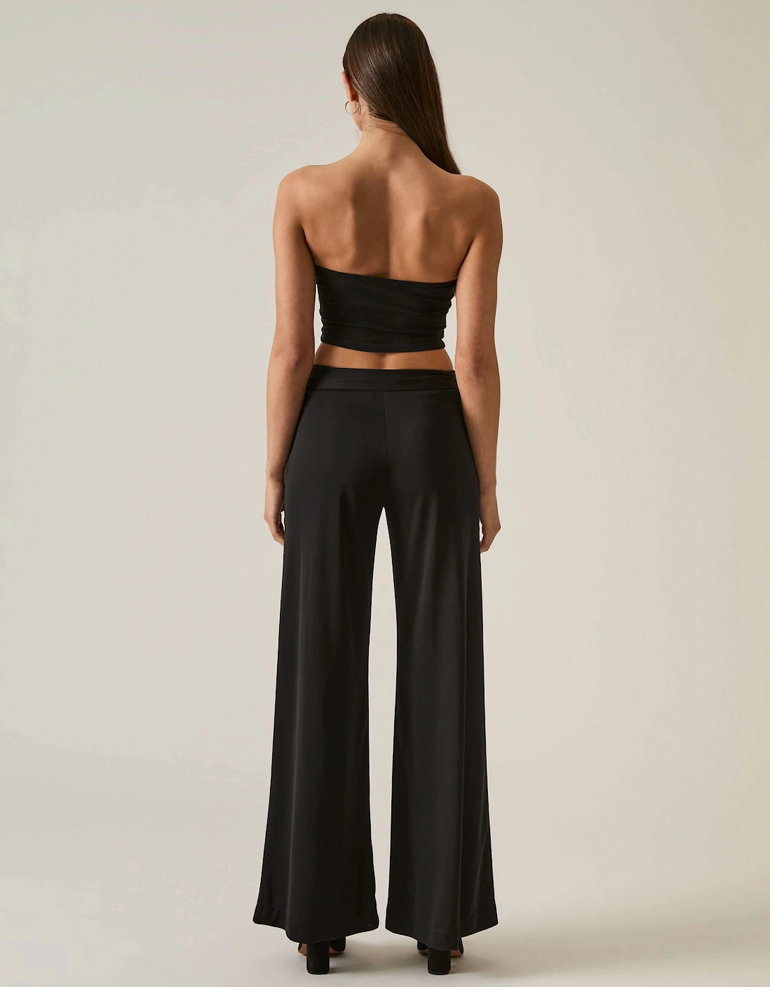 Wide-Leg Black Trousers - VIP