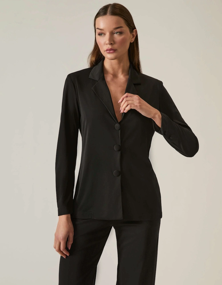Button Black Blazer - VIP