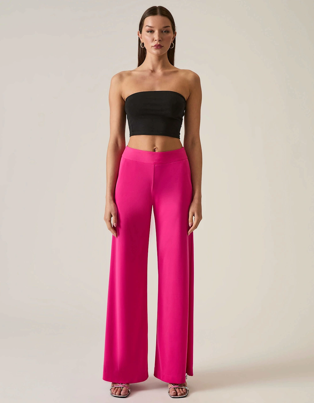 Wide-Leg Fuchsia Trousers - VIP, 7 of 6