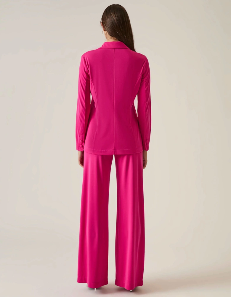 Button Fuchsia Blazer - VIP