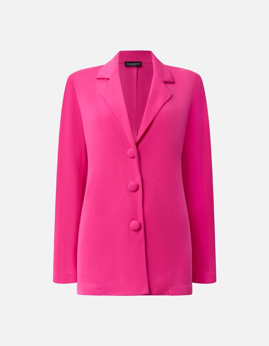 Button Fuchsia Blazer - VIP