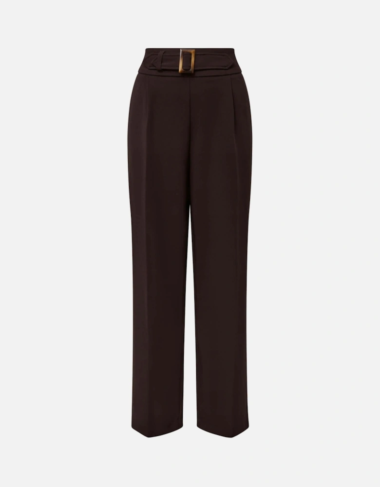 Buckle Waist Black Trousers - VIP
