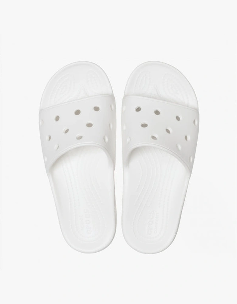 206121-100 CLASSIC SLIDE Unisex Sliders White