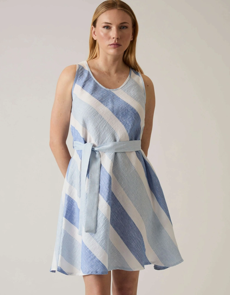 Striped Sleeveless Dress - VIP