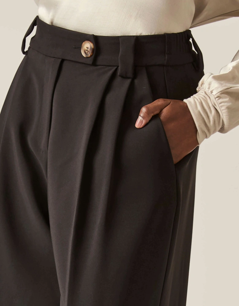Button Black Trousers - VIP