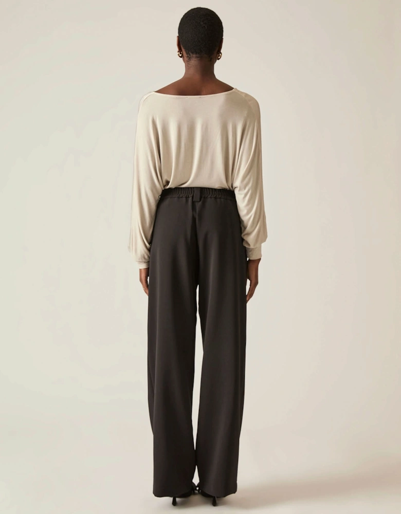 Button Black Trousers - VIP