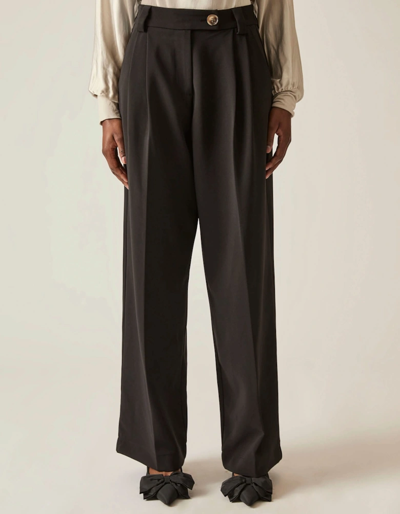 Button Black Trousers - VIP