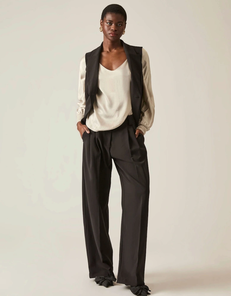 Button Black Trousers - VIP