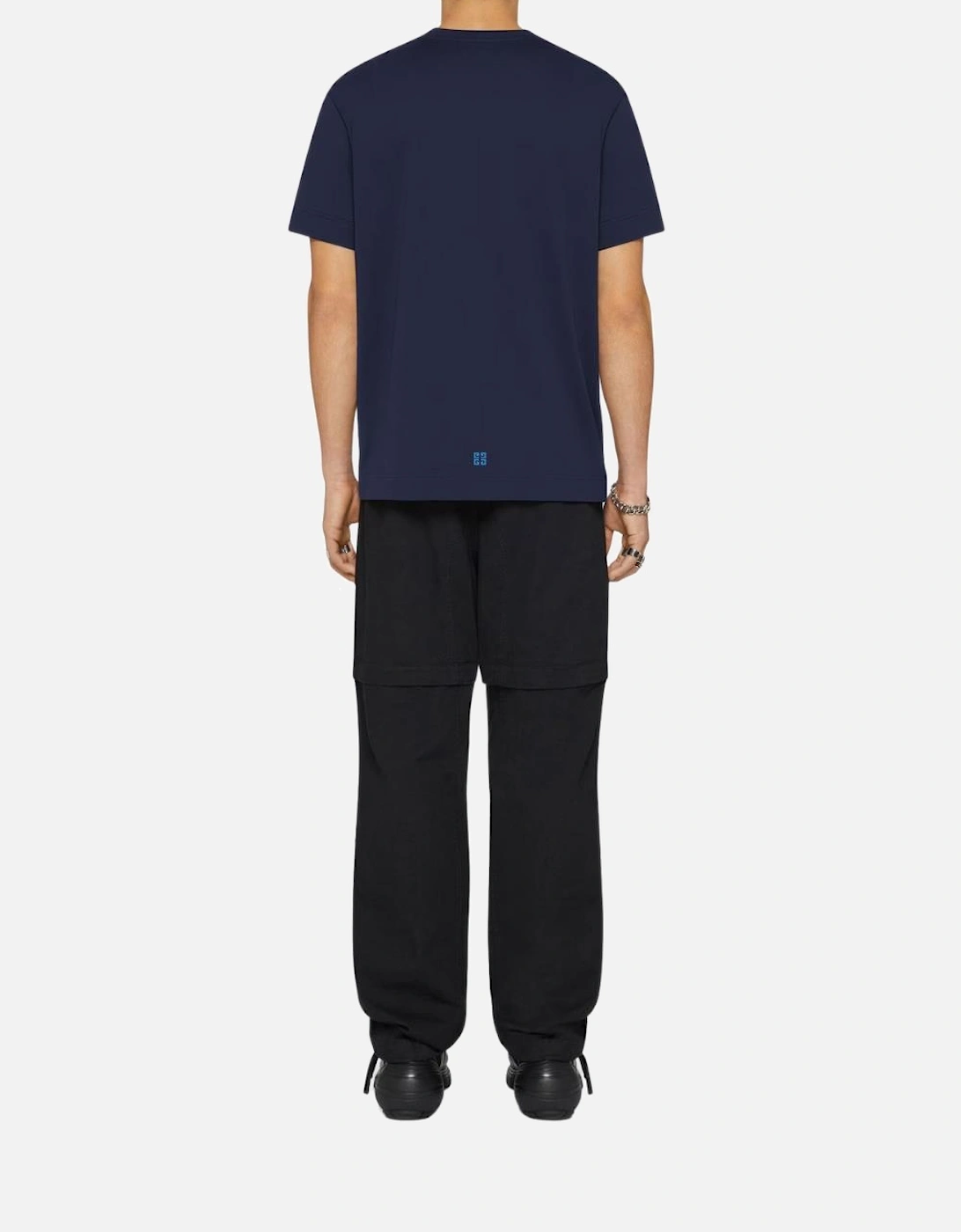 4G Logo Sketch Navy T-Shirt