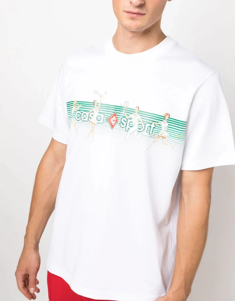 Playful Stripes Sport T-Shirt