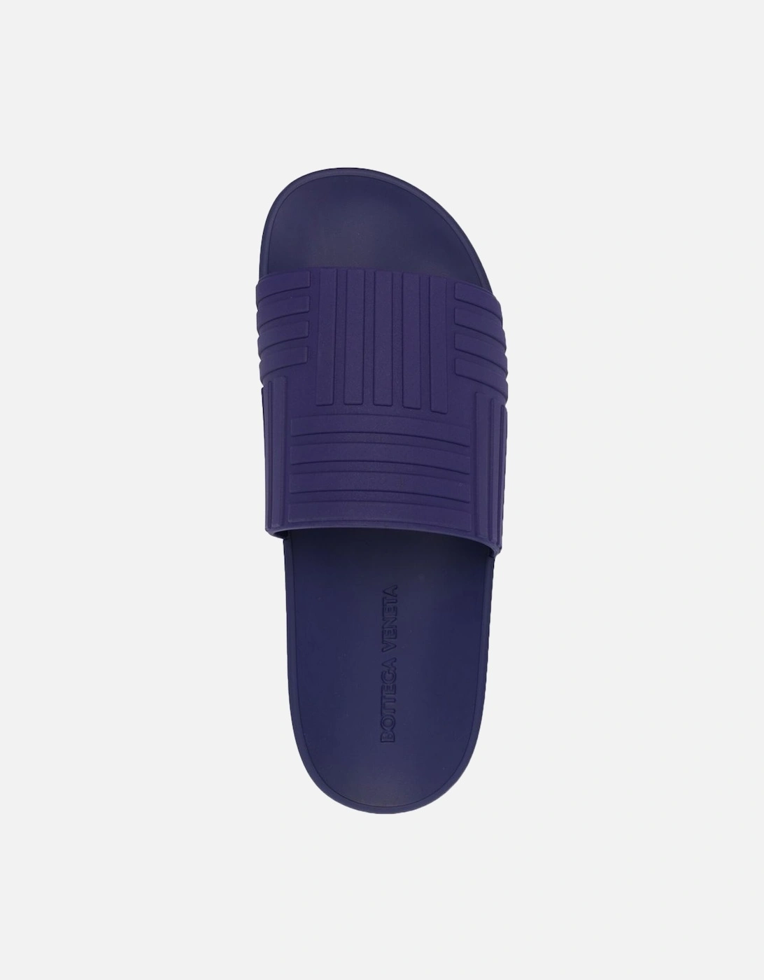 Intrecciato Rubber Slides Viola Purple