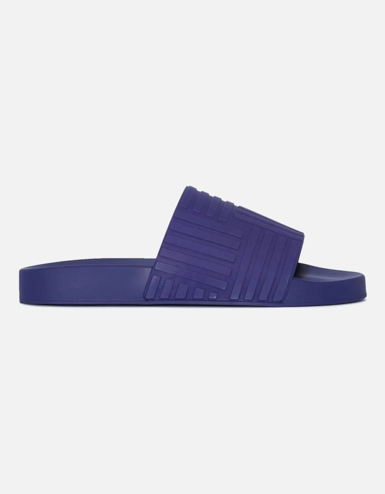 Intrecciato Rubber Slides Viola Purple
