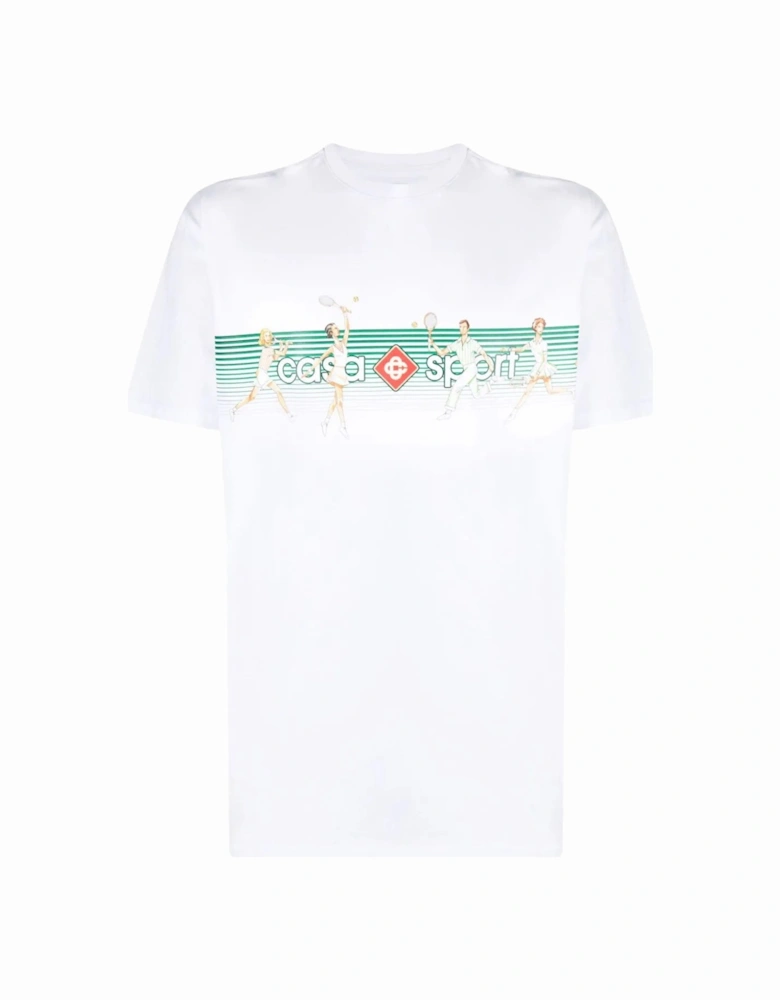 Playful Stripes Sport T-Shirt