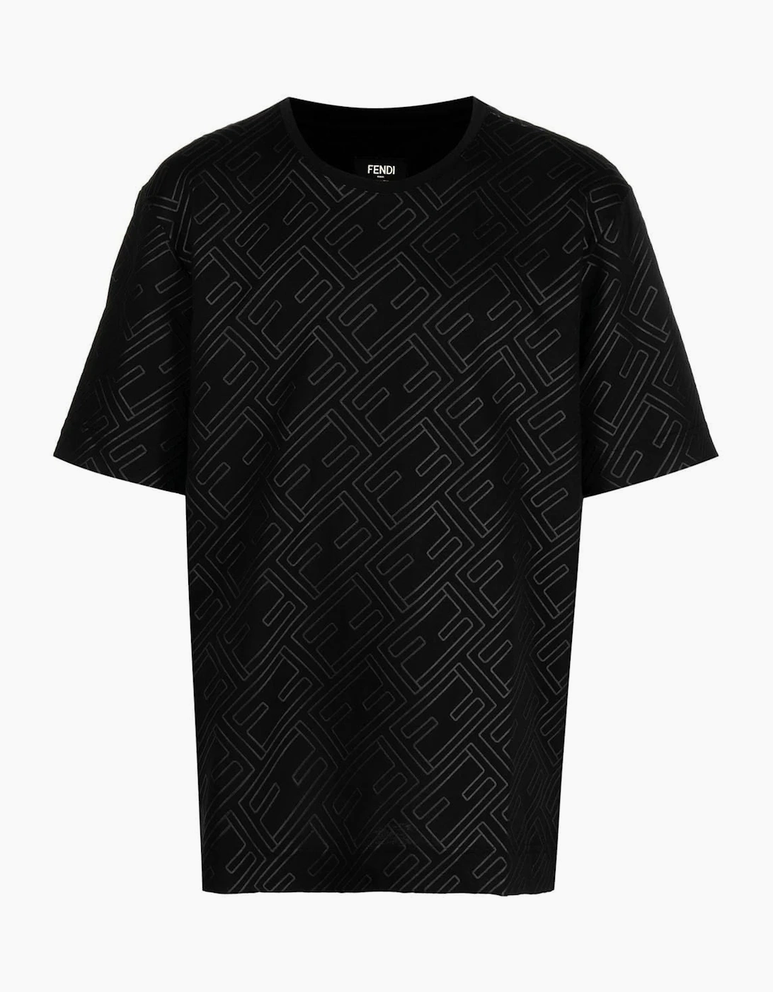 Fendi Men's Fendi FF Logo Monogram Jersey T-Shirt