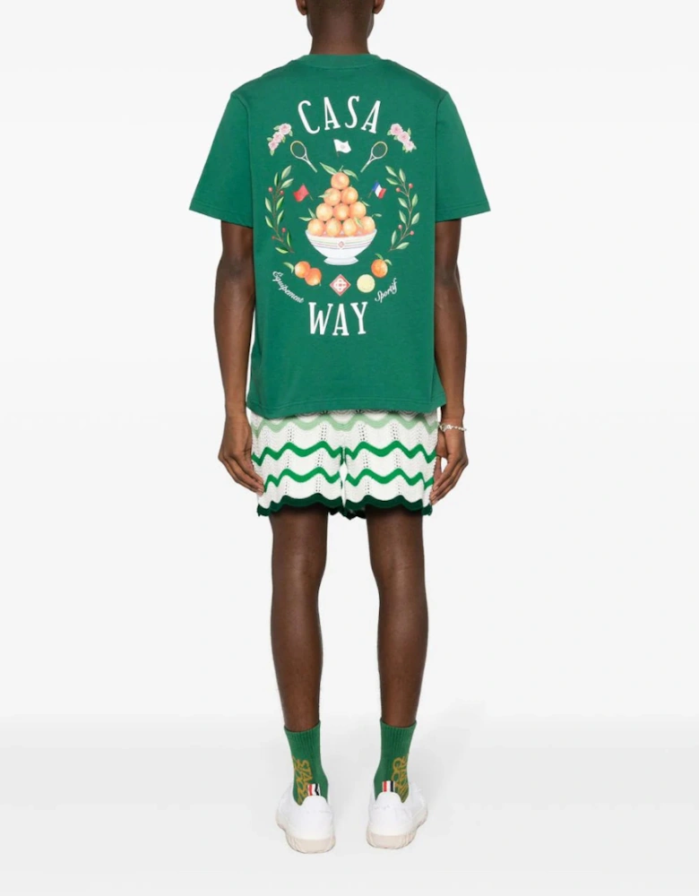Casa Way T-Shirt Green