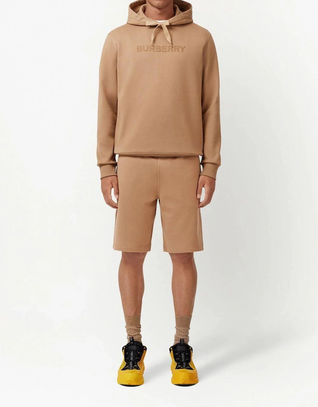 Ansdell Logo Hooded Sweatshirt Brown