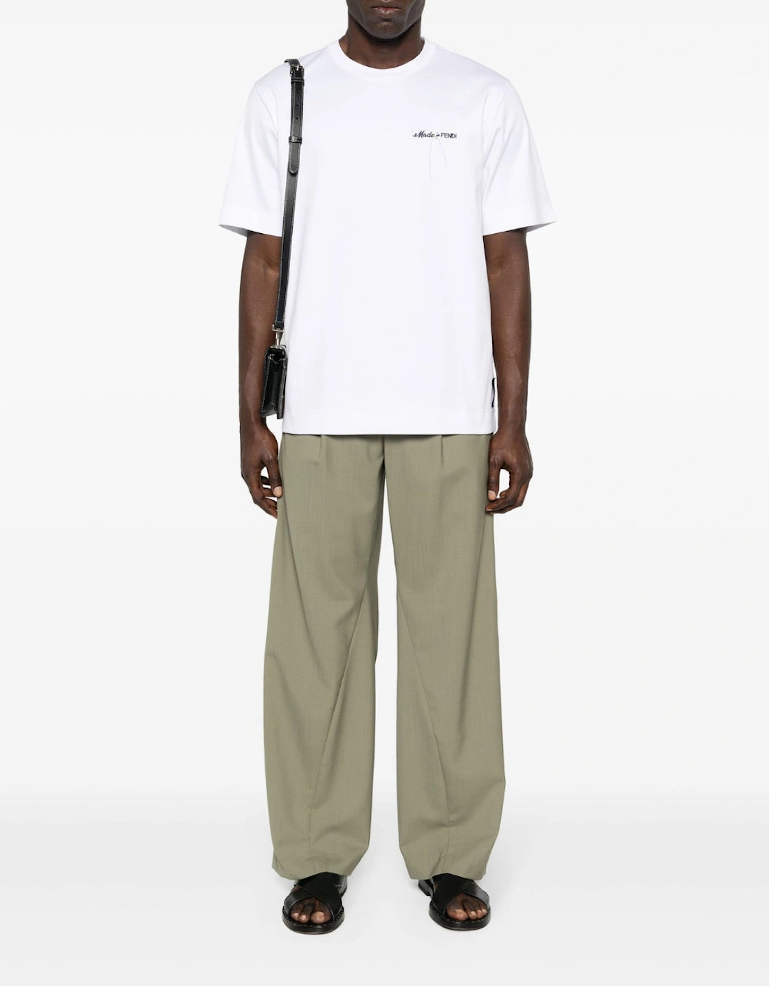 Made In T-Shirt Embroidered White