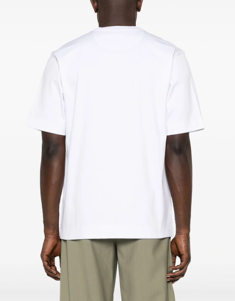 Made In T-Shirt Embroidered White