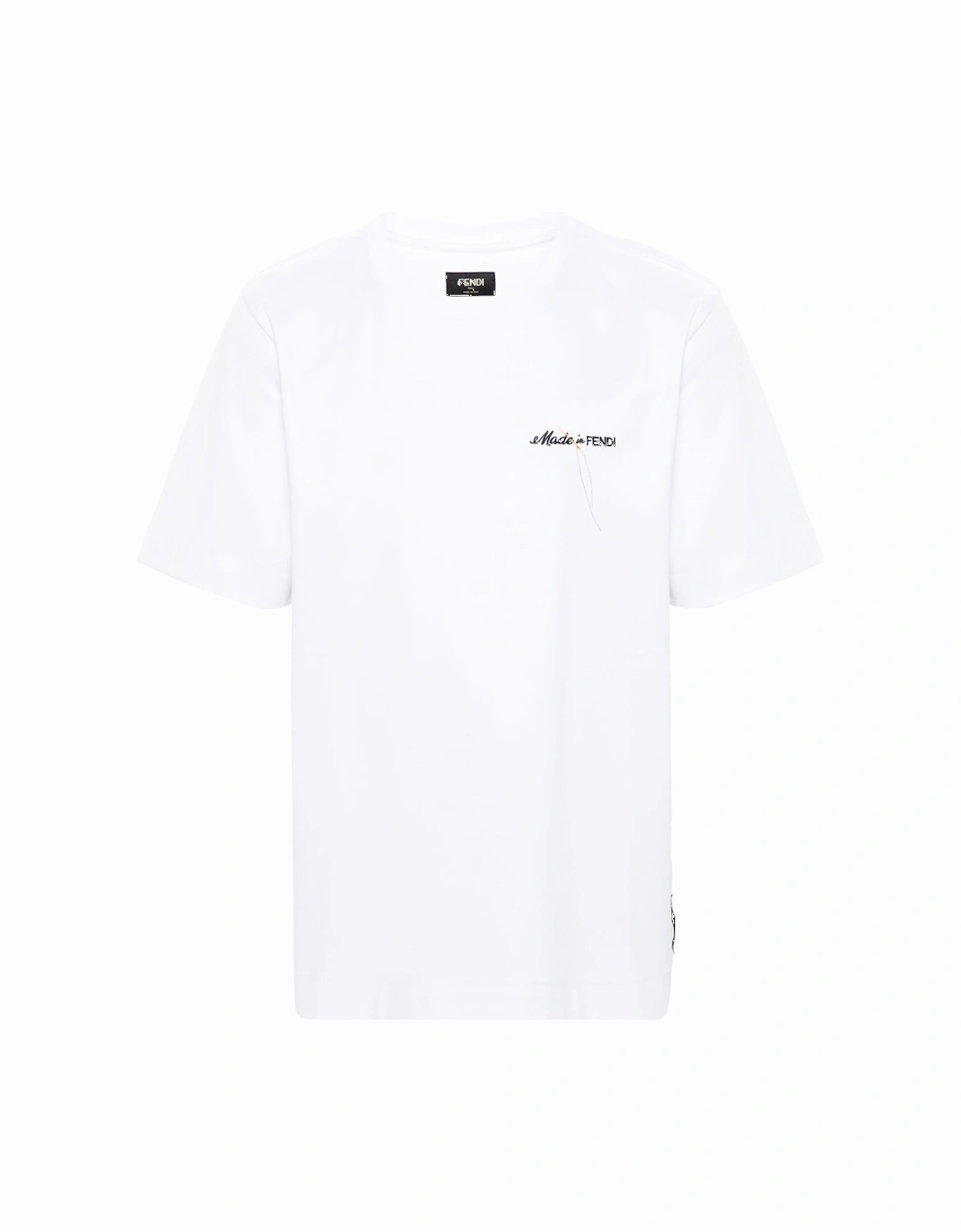 Made In T-Shirt Embroidered White, 6 of 5