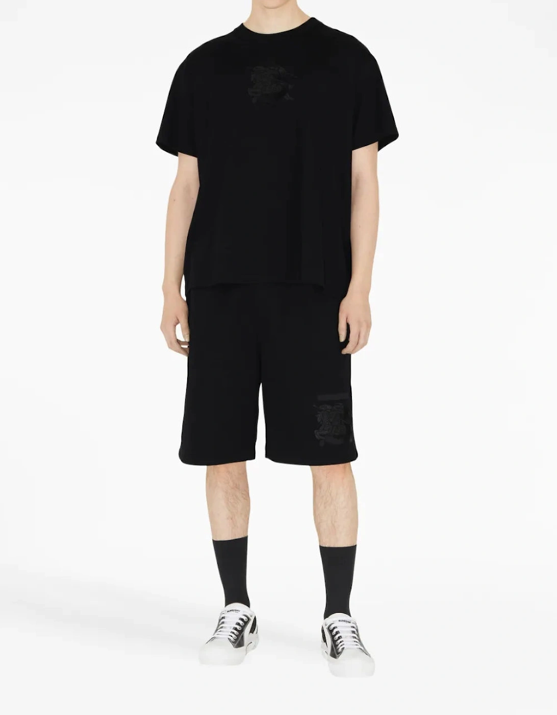 Tristan Embroidered EKD T-Shirt Black