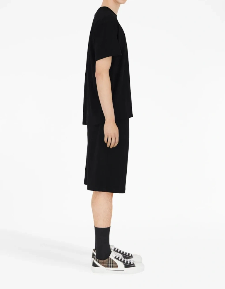 Tristan Embroidered EKD T-Shirt Black