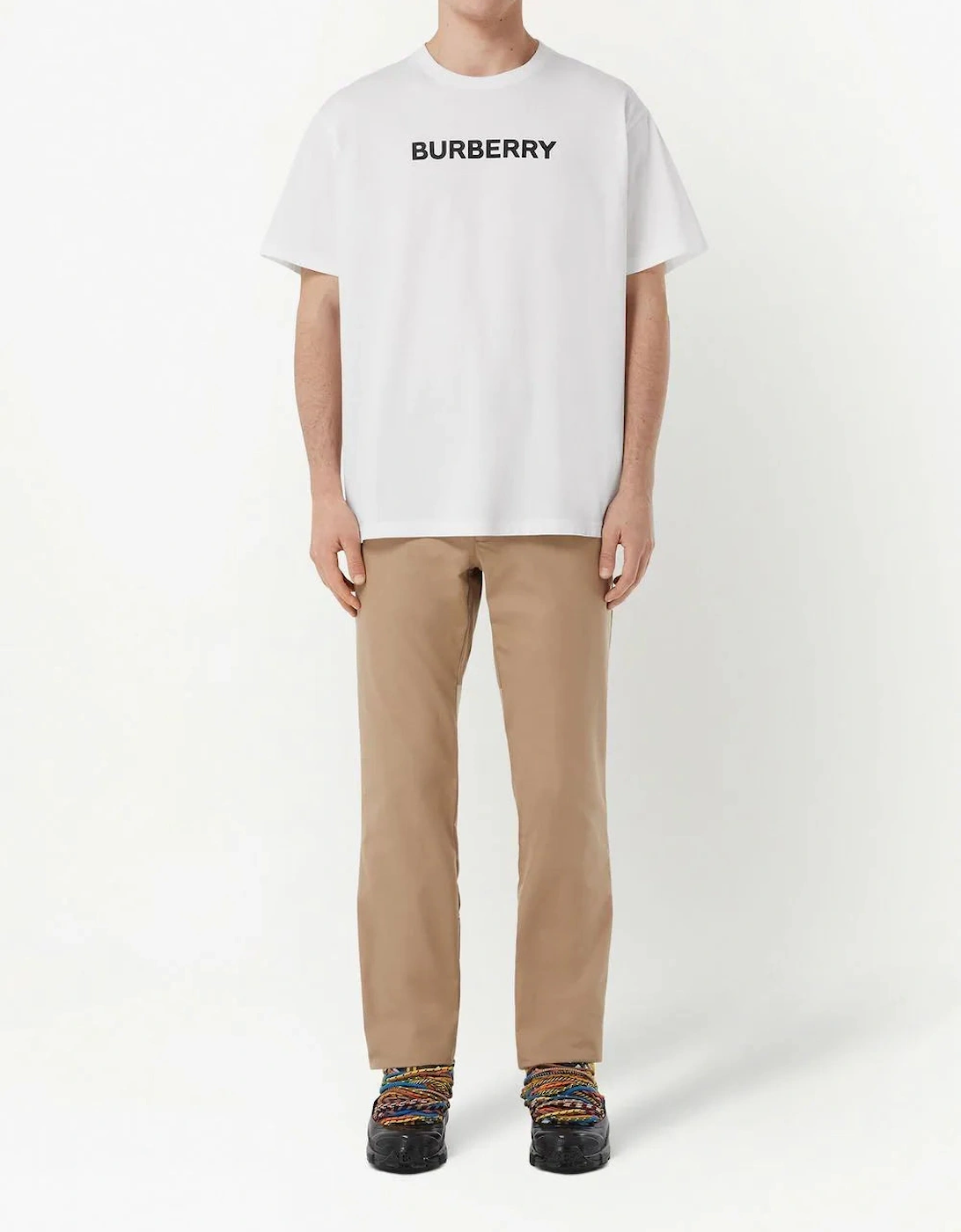 Harriston Logo Print T-Shirt White