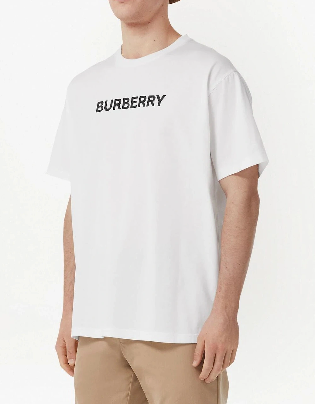 Harriston Logo Print T-Shirt White