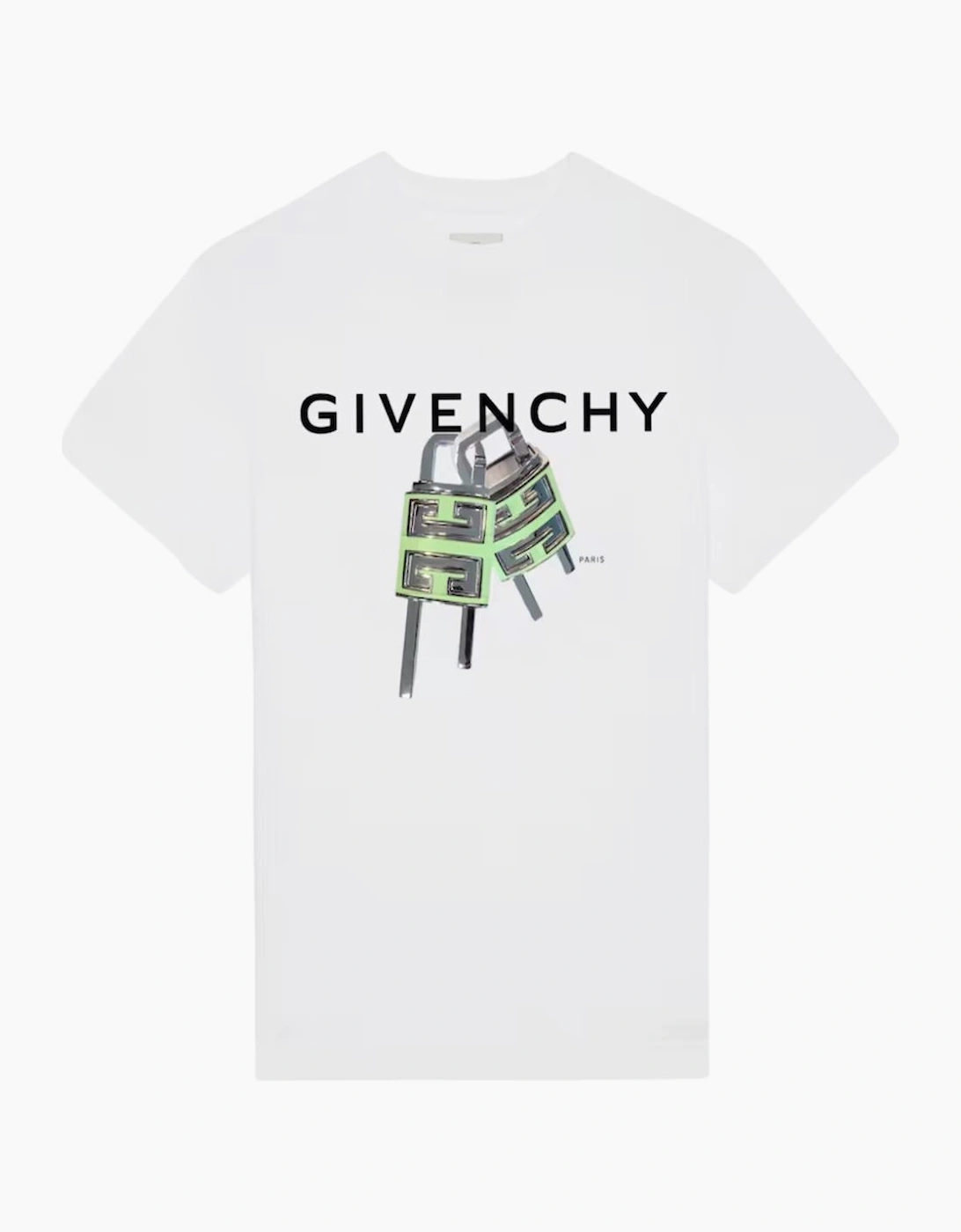 Givenchy Men's Givenchy Lock T-Shirt White