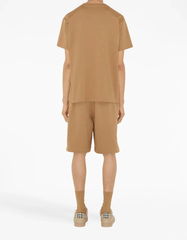 Tristan Embroidered EKD T-Shirt Brown