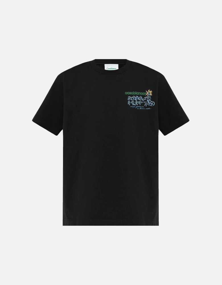 Pentathlon Olympic Print T-Shirt